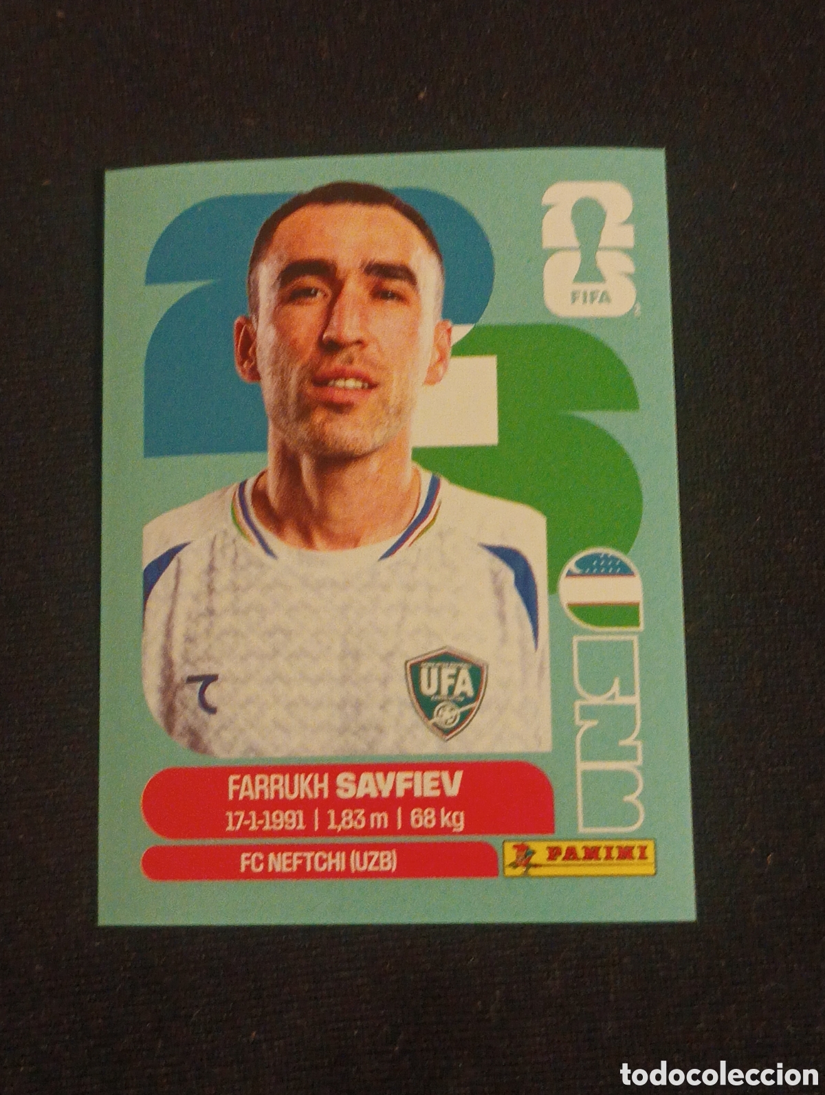 Cromos de f&uacute;tbol: mundial panini 2026 farrukh sayfiev