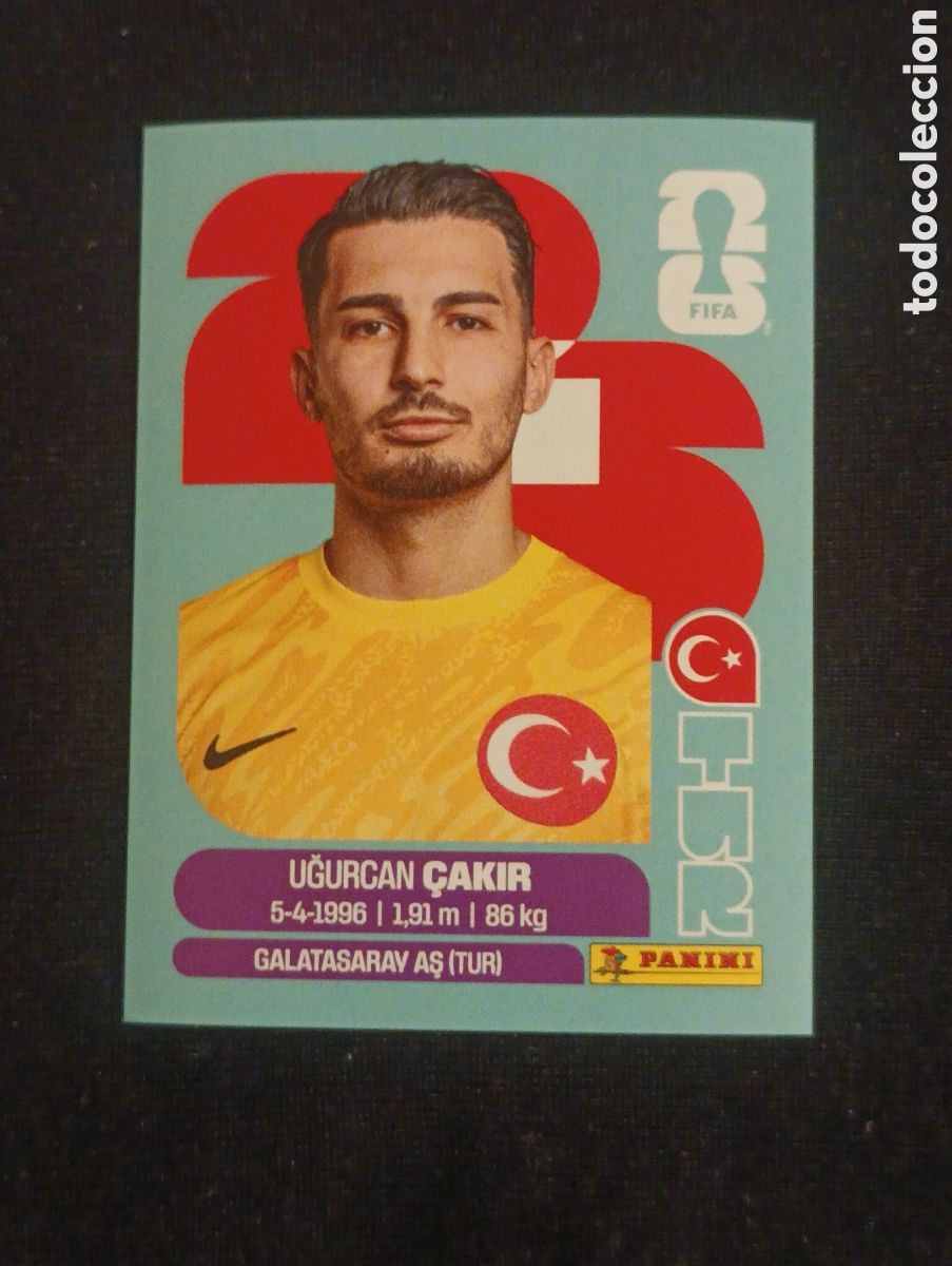 Cromos de f&uacute;tbol: mundial panini 2026 ugurcan cakir