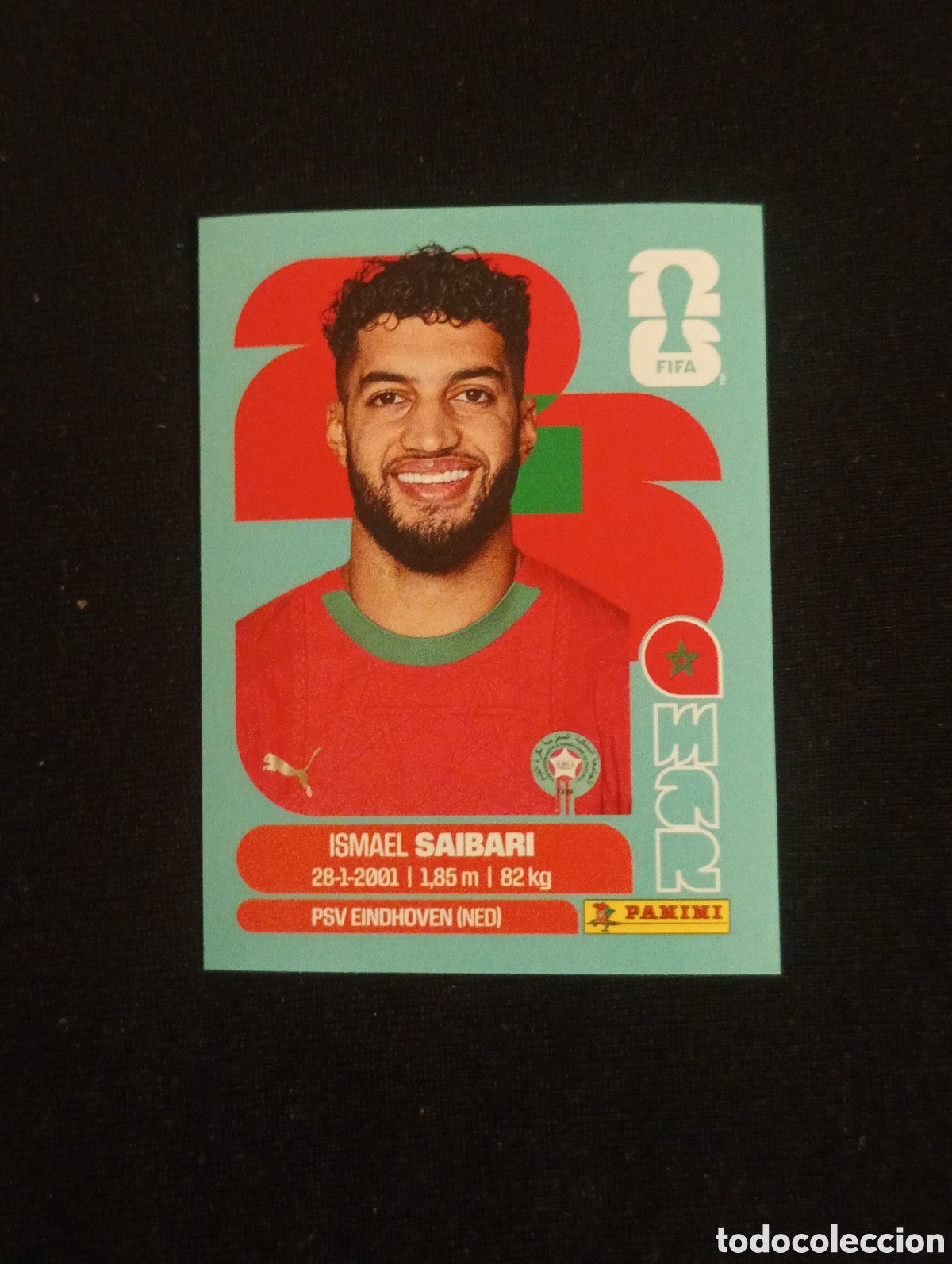 Cromos de f&uacute;tbol: mundial panini 2026 ismael saibari