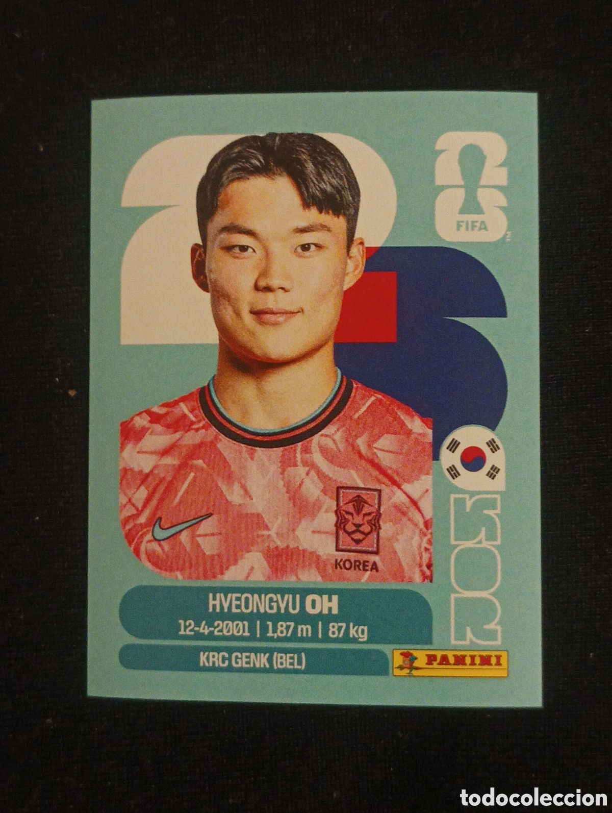 Cromos de f&uacute;tbol: mundial panini 2026 hyeongyu oh