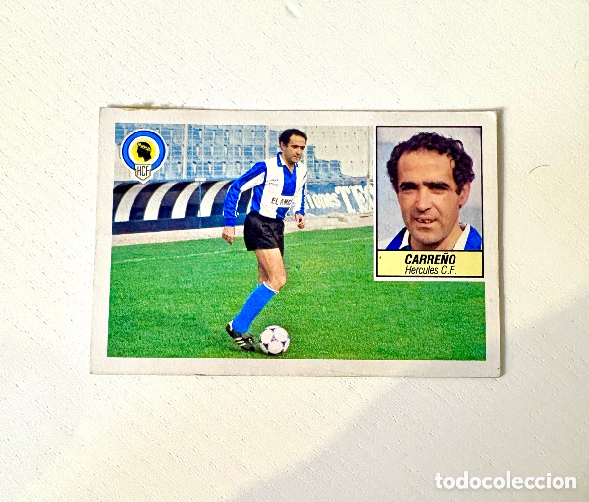 Cromos de f&uacute;tbol: CARRE&Ntilde;O BAJA DIFICIL H&Eacute;RCULES 1984 1985 84 85 ESTE .