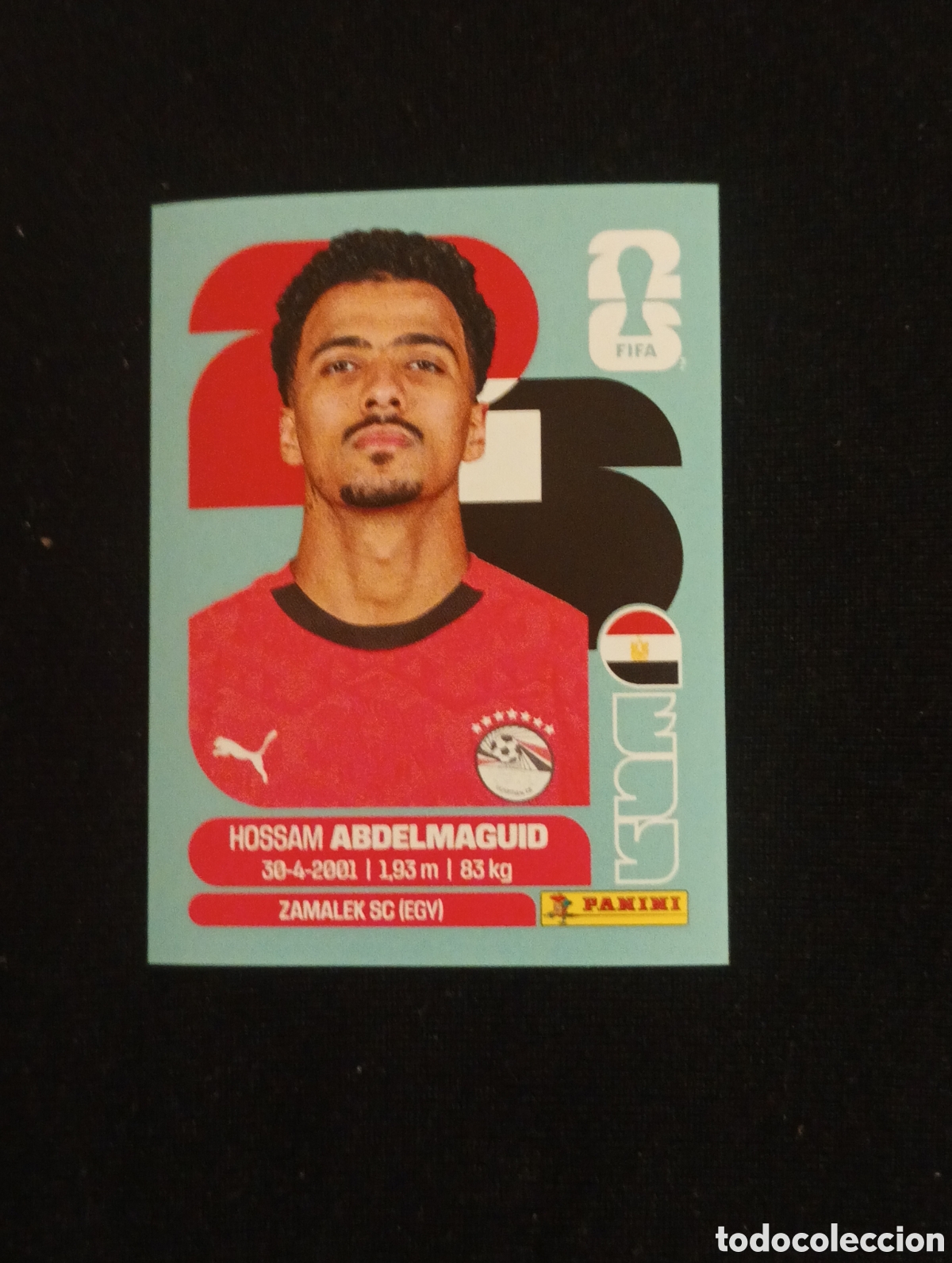 Cromos de f&uacute;tbol: mundial panini 2026 hossam abdelmaguid