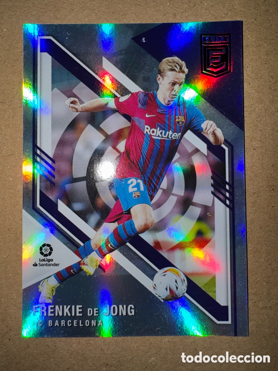 Cromos de f&uacute;tbol: #v Donruss Elite 2021 2022 53 Frenkie De Jong FC Barcelona FCB La Liga Santander 21 22 Panini