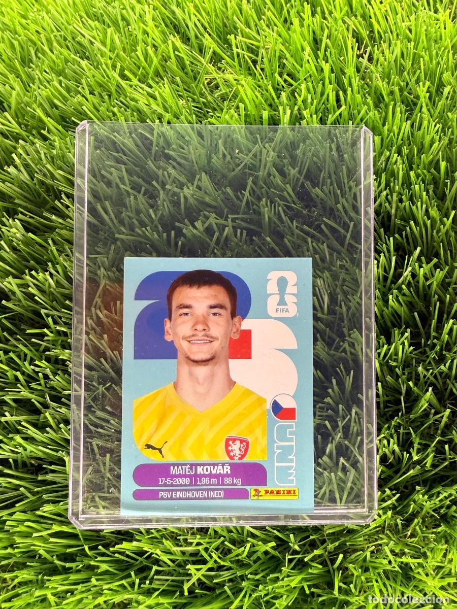 Cromos de f&uacute;tbol: N&ordm; CZE2 Matej Kovar Rep&uacute;blica Checa Mundial 2026 Stickers