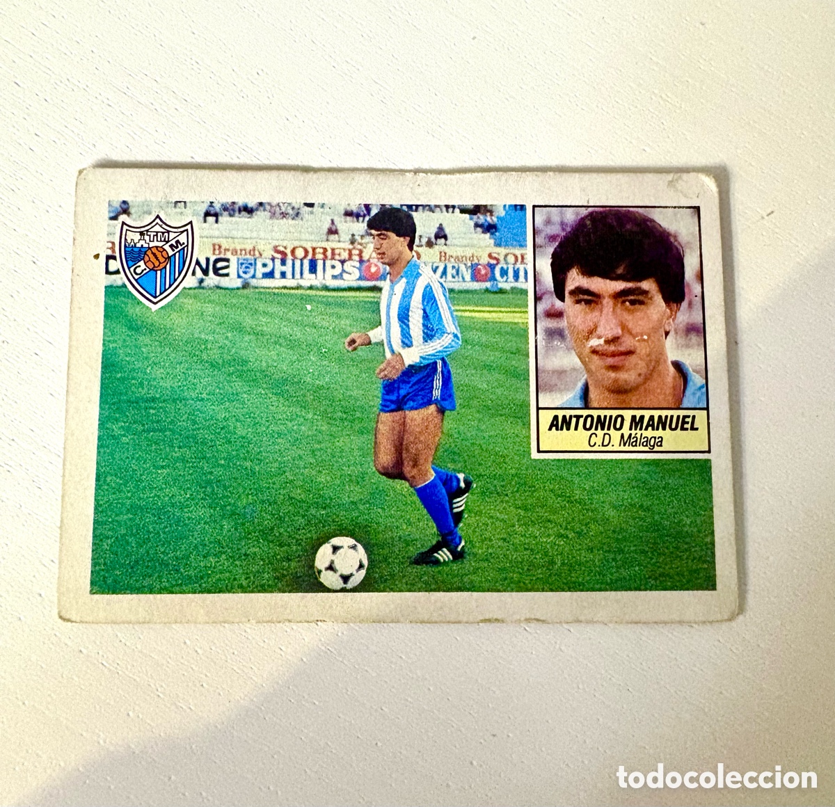Cromos de f&uacute;tbol: ANTONIO MANUEL MALAGA COLOCA LIGA ESTE 1984/85 84 85