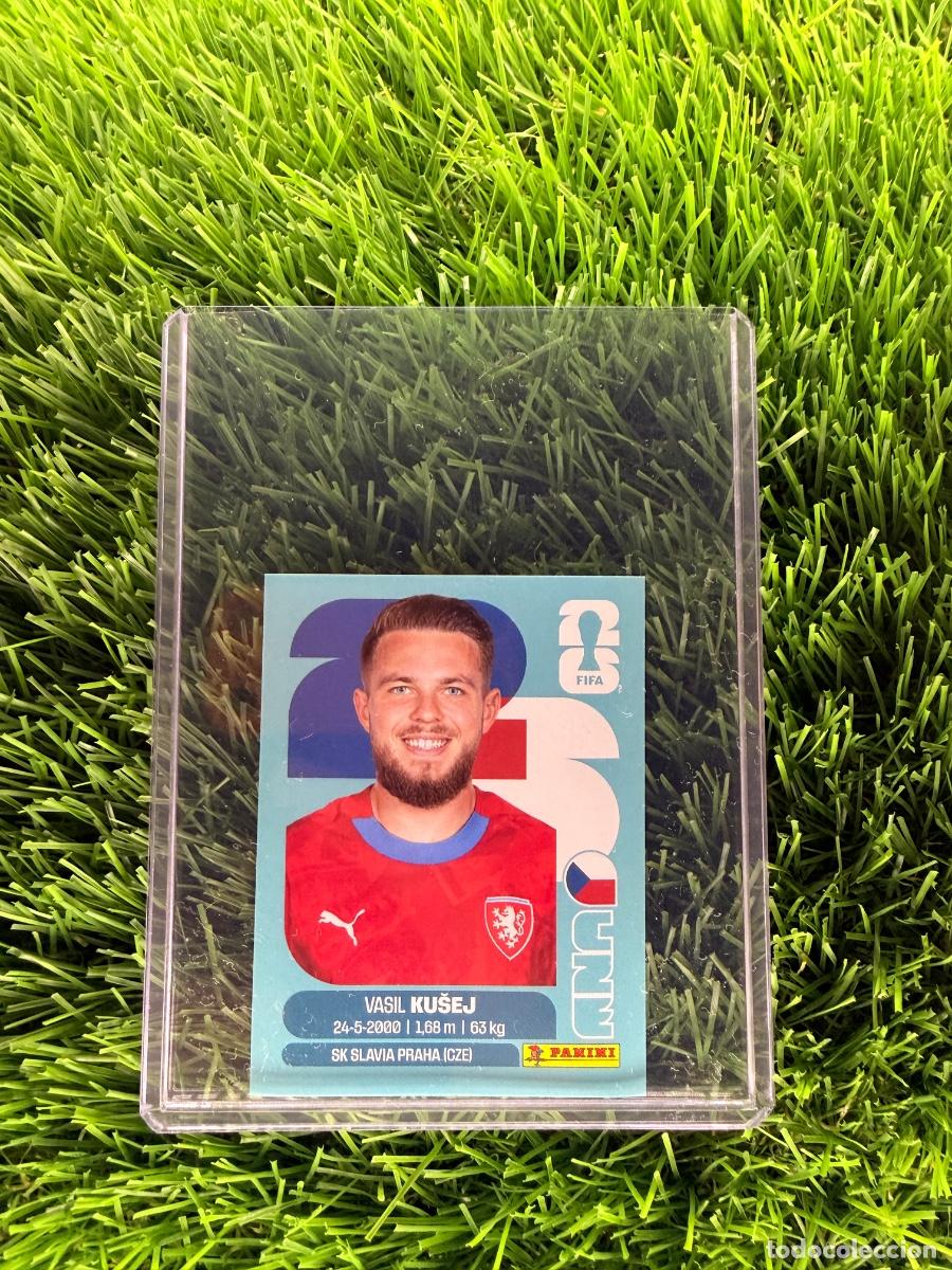 Cromos de f&uacute;tbol: N&ordm; CZE16 Vasil Kusej Rep&uacute;blica Checa Mundial 2026 Stickers