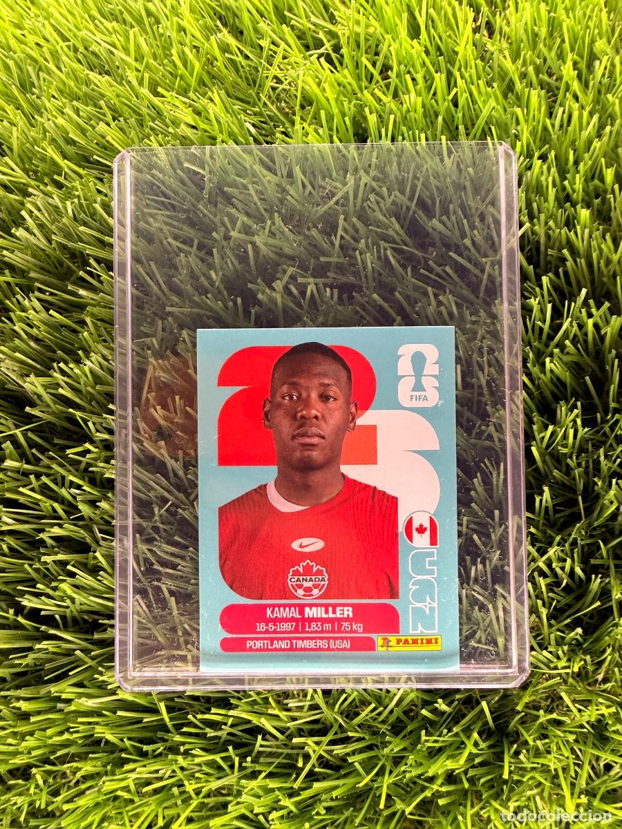 Cromos de f&uacute;tbol: N&ordm; CAN9 Kamal Miller Canad&aacute; Mundial 2026 Stickers