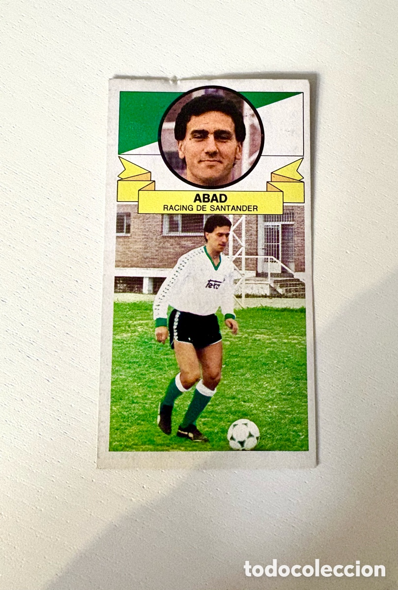 Cromos de f&uacute;tbol: BAJA DIF&Iacute;CIL ABAD RACING DE SANTANDER LIGA ESTE 1985 1986 85 86