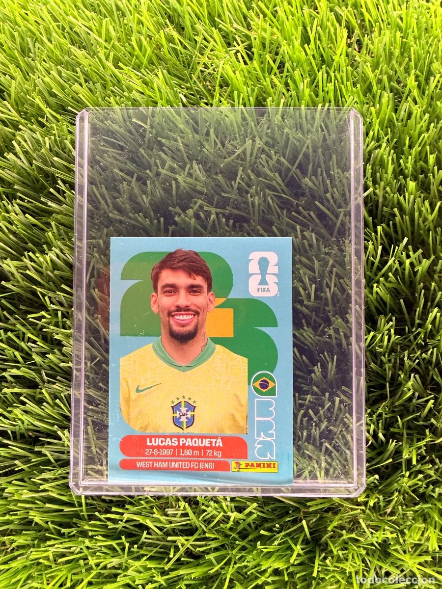Cartes &agrave; collectionner de Football: N&ordm; BRA9 Lucas Paquet&aacute; Brasil Mundial 2026 Stickers
