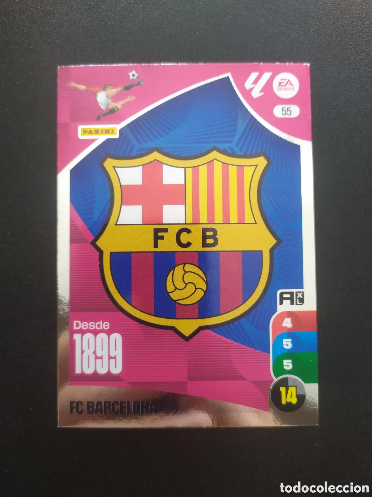 Cromos de f&uacute;tbol: Adrenalyn 2024 2025 24 25 panini escudo n&deg; 55 Barcelona