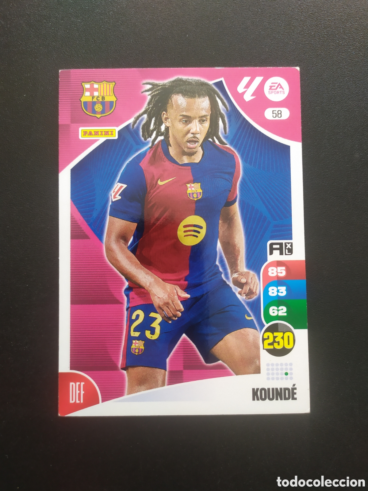 Cromos de f&uacute;tbol: Adrenalyn 2024 2025 24 25 panini Kounde n&deg; 58 Barcelona