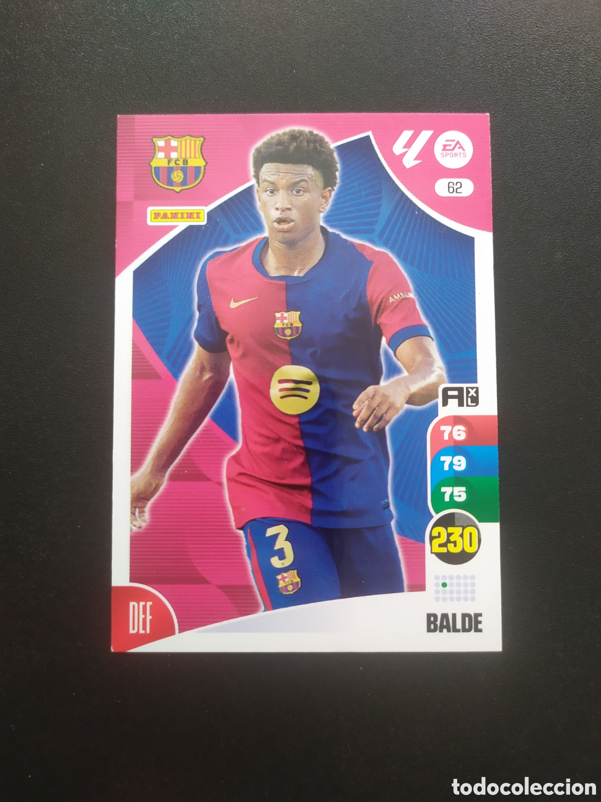 Cromos de f&uacute;tbol: Adrenalyn 2024 2025 24 25 panini Balde n&deg; 62 Barcelona