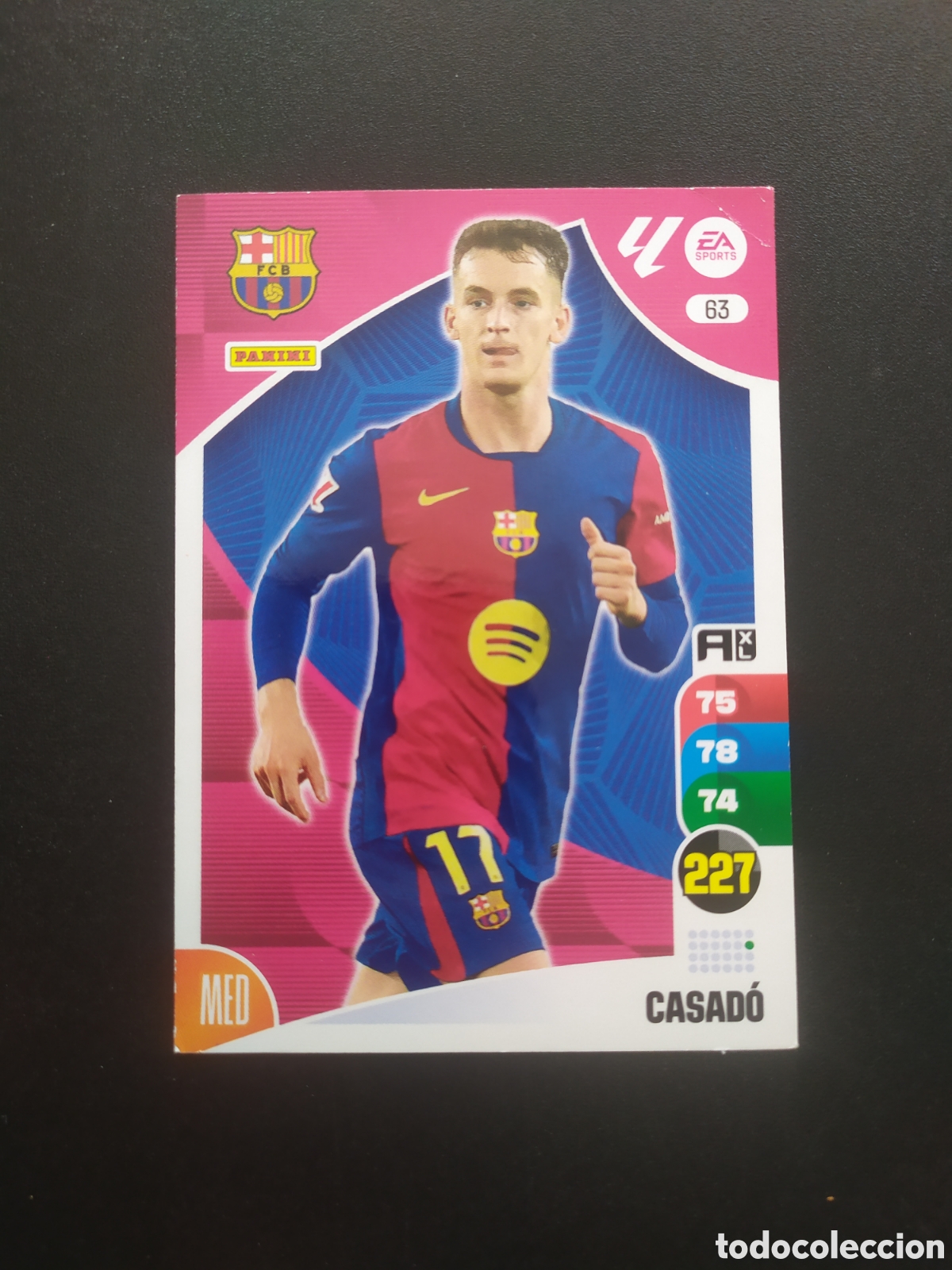 Cromos de f&uacute;tbol: Adrenalyn 2024 2025 24 25 panini Casado n&deg; 63 Barcelona
