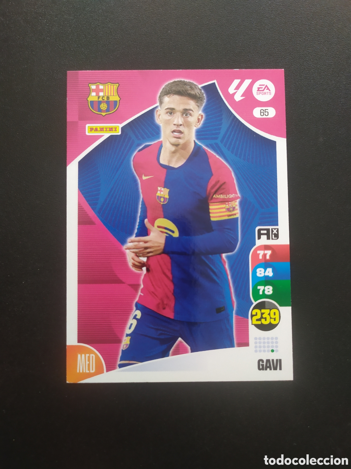 Cromos de f&uacute;tbol: Adrenalyn 2024 2025 24 25 panini Gavi n&deg; 65 Barcelona
