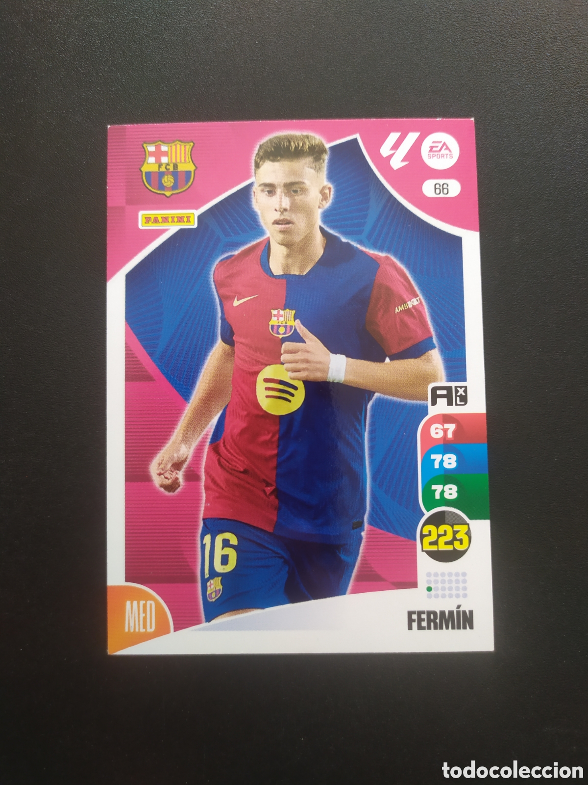 Cromos de f&uacute;tbol: Adrenalyn 2024 2025 24 25 panini Fermin n&deg; 66 Barcelona