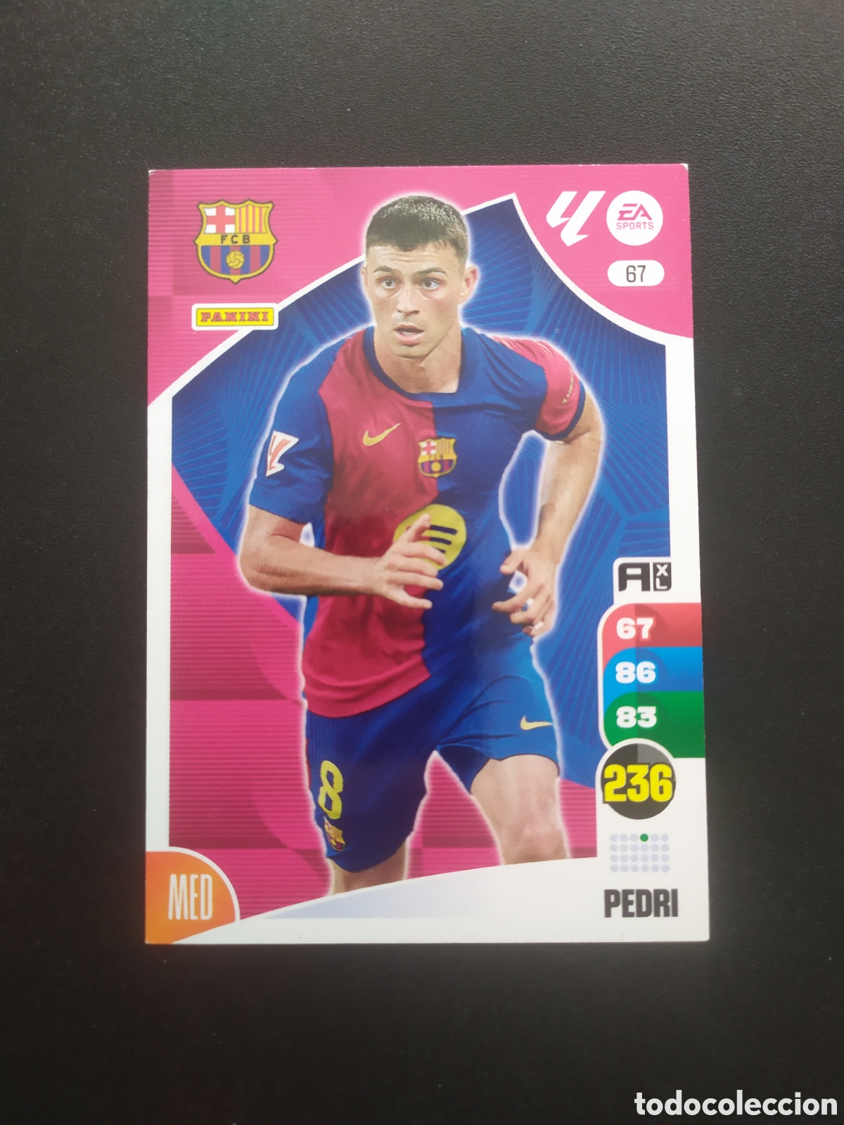 Cromos de f&uacute;tbol: Adrenalyn 2024 2025 24 25 panini Pedri n&deg; 67 Barcelona