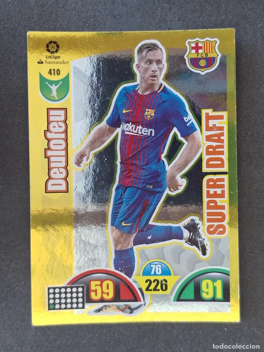 Cromos de f&uacute;tbol: DEULOFEU F. C. BARCELONA SUPER DRAFT 410 PANINI ADRENALYN XL 2017 2018 17 18