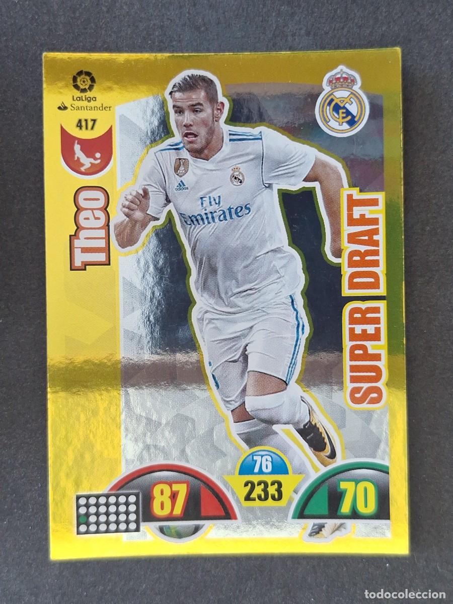 Cromos de f&uacute;tbol: THEO REAL MADRID SUPER DRAFT 417 PANINI ADRENALYN XL 2017 2018 17 18