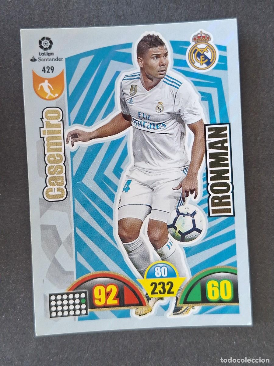 Cromos de f&uacute;tbol: CASEMIRO REAL MADRID IRONMAN 429 PANINI ADRENALYN XL 2017 2018 17 18