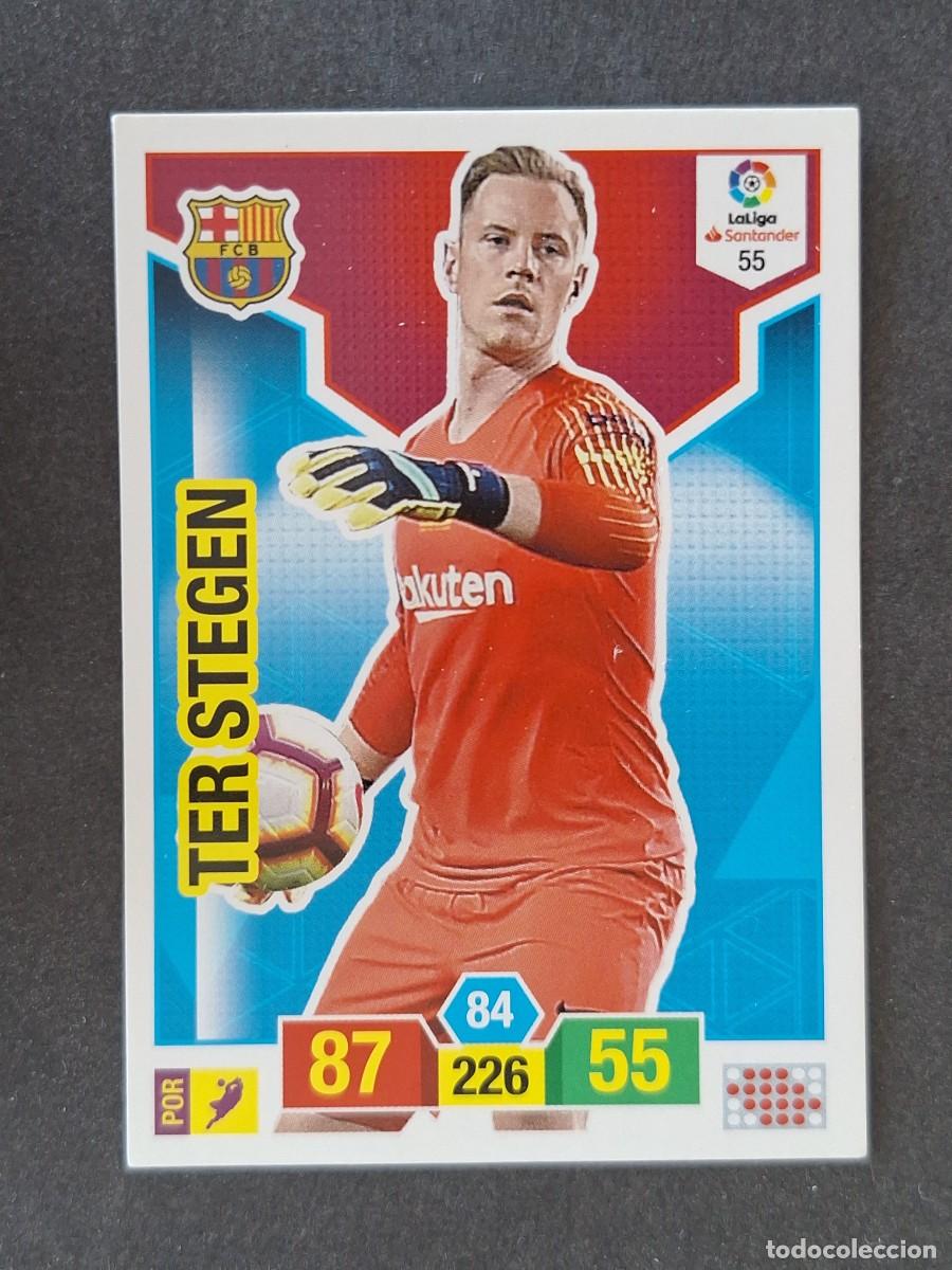Cromos de f&uacute;tbol: TER STEGEN F. C. BARCELONA 55 PANINI ADRENALYN XL 2018 2019 18 19
