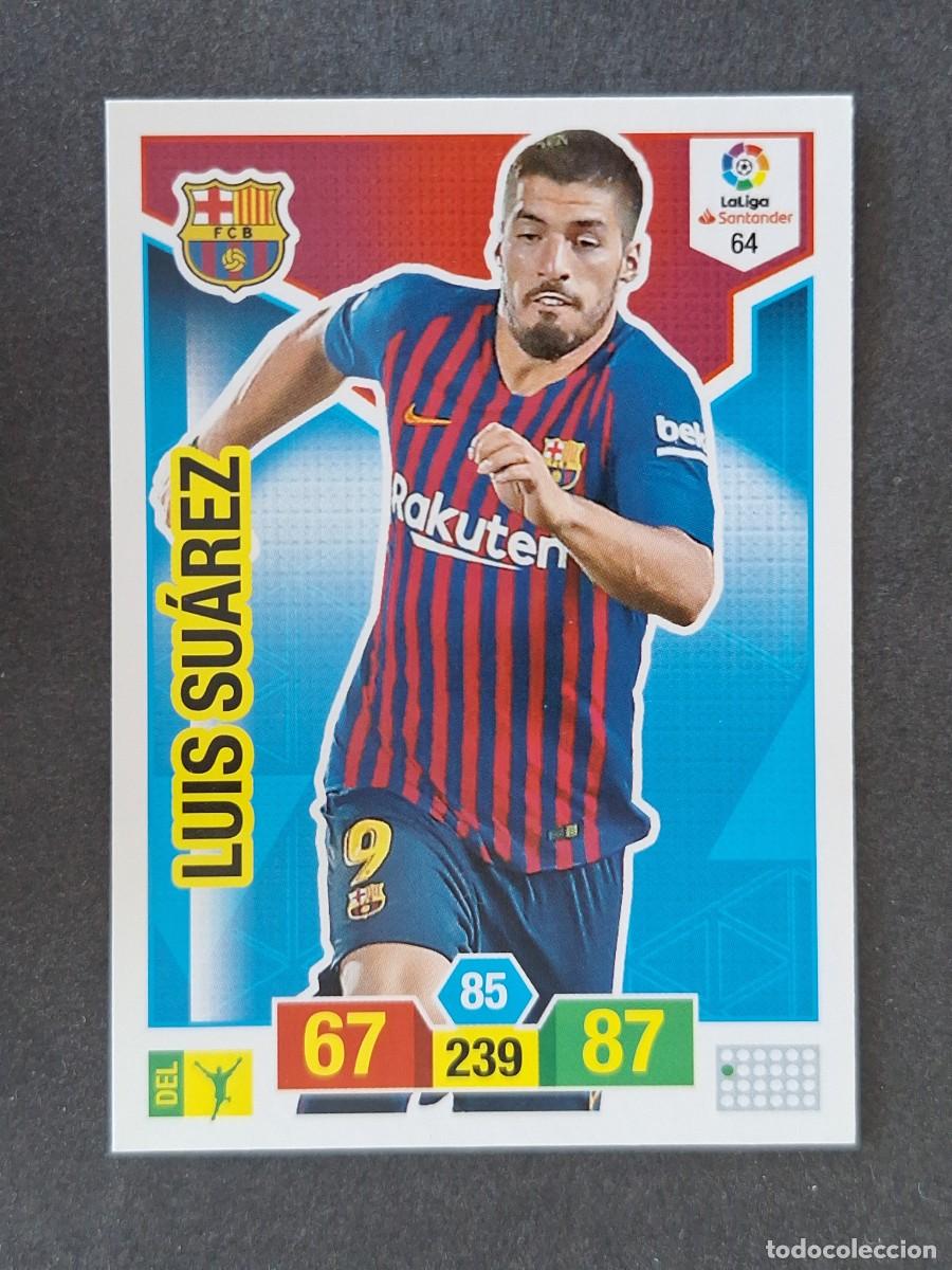 Cromos de f&uacute;tbol: LUIS SUAREZ F. C. BARCELONA 64 PANINI ADRENALYN XL 2018 2019 18 19