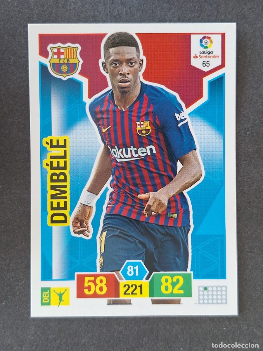 Cromos de f&uacute;tbol: DEMBELE F. C. BARCELONA 65 PANINI ADRENALYN XL 2018 2019 18 19