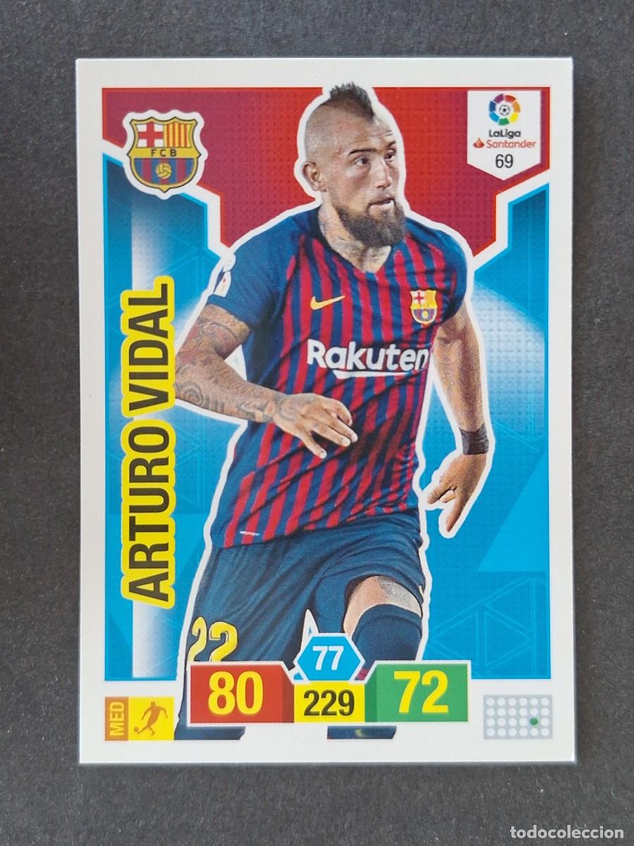 Cromos de f&uacute;tbol: ARTURO VIDAL F. C. BARCELONA 69 PANINI ADRENALYN XL 2018 2019 18 19