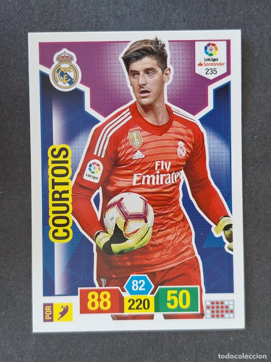 Cromos de f&uacute;tbol: COURTOIS REAL MADRID 235 PANINI ADRENALYN XL 2018 2019 18 19