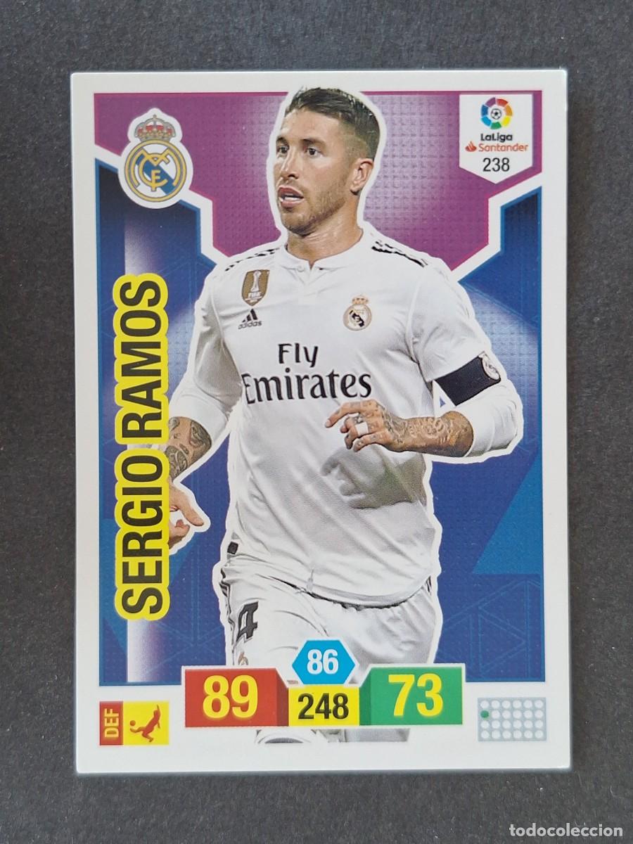 Cromos de f&uacute;tbol: SERGIO RAMOS REAL MADRID 238 PANINI ADRENALYN XL 2018 2019 18 19