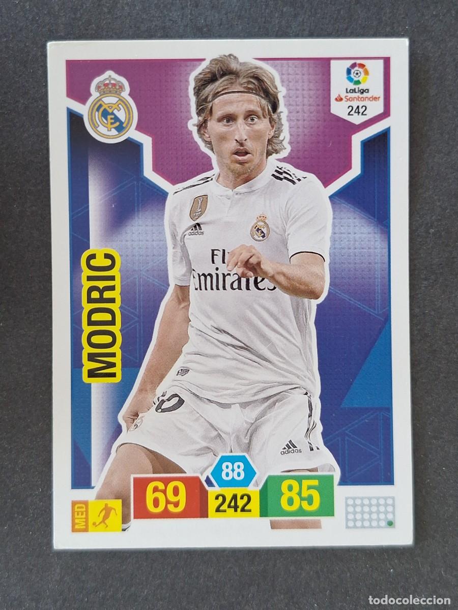 Cromos de f&uacute;tbol: MODRIC REAL MADRID 242 PANINI ADRENALYN XL 2018 2019 18 19