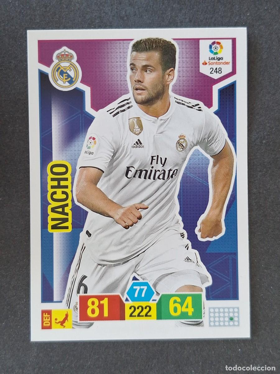Cromos de f&uacute;tbol: NACHO REAL MADRID 248 PANINI ADRENALYN XL 2018 2019 18 19