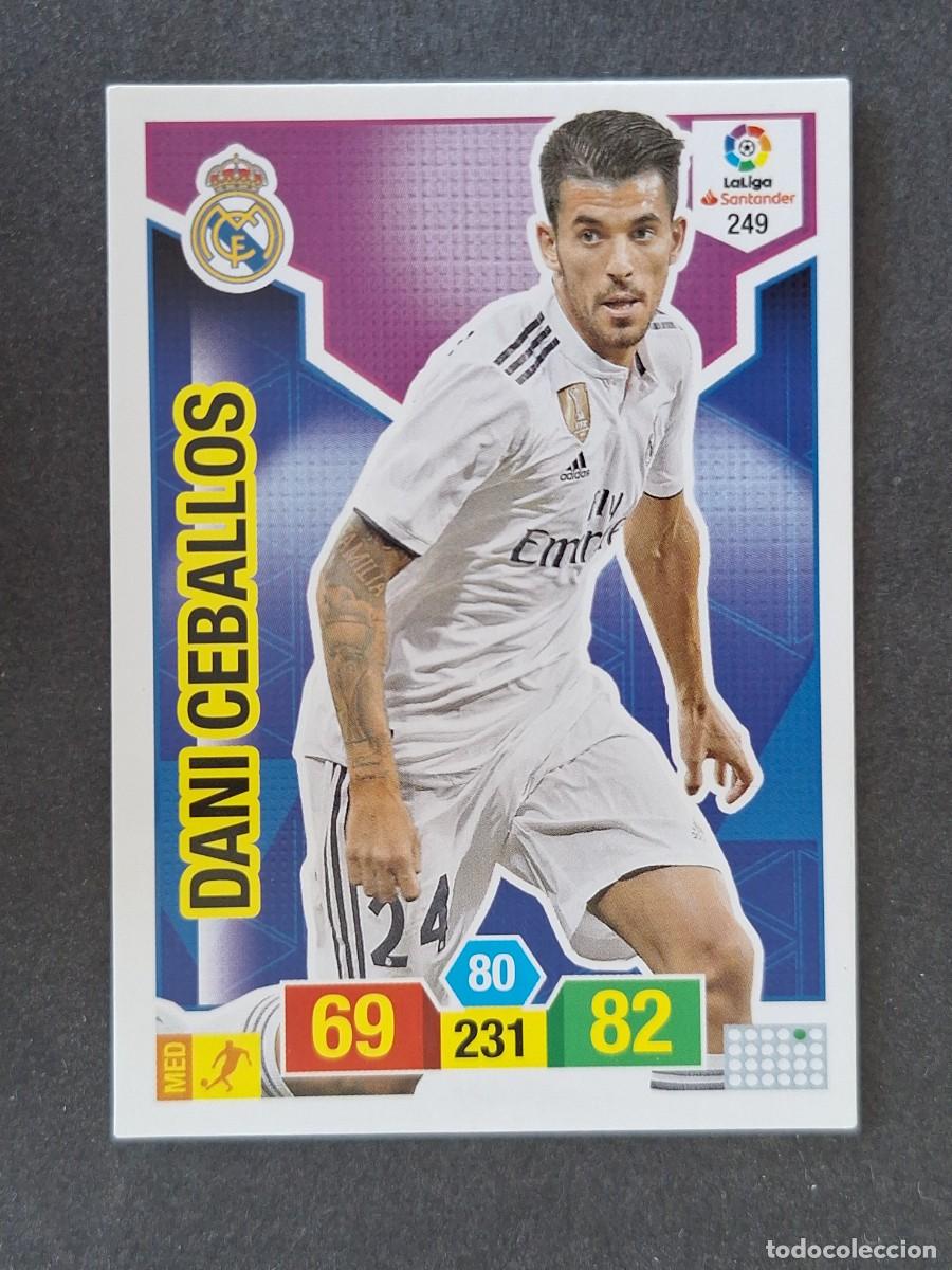 Cromos de f&uacute;tbol: DANI CEBALLOS REAL MADRID 249 PANINI ADRENALYN XL 2018 2019 18 19