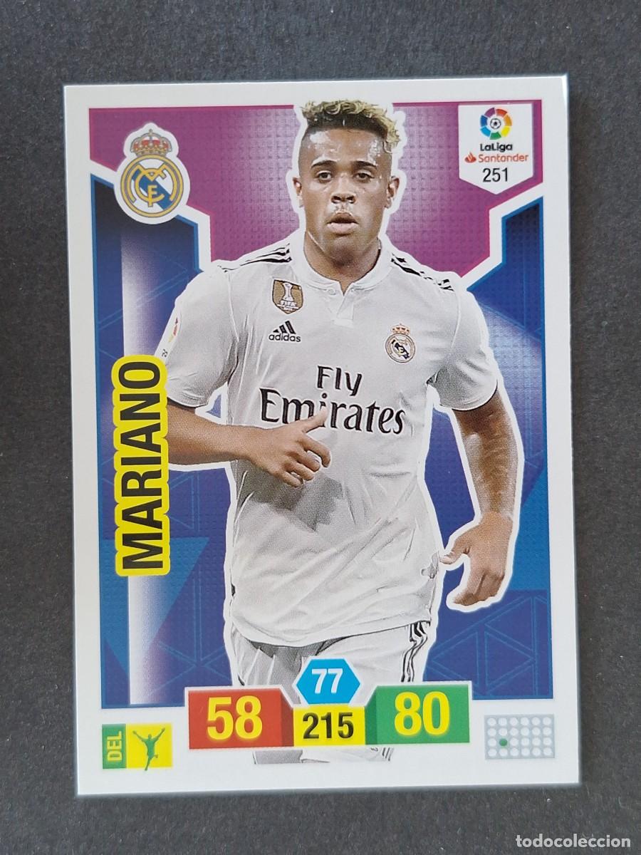 Cromos de f&uacute;tbol: MARIANO REAL MADRID 251 PANINI ADRENALYN XL 2018 2019 18 19