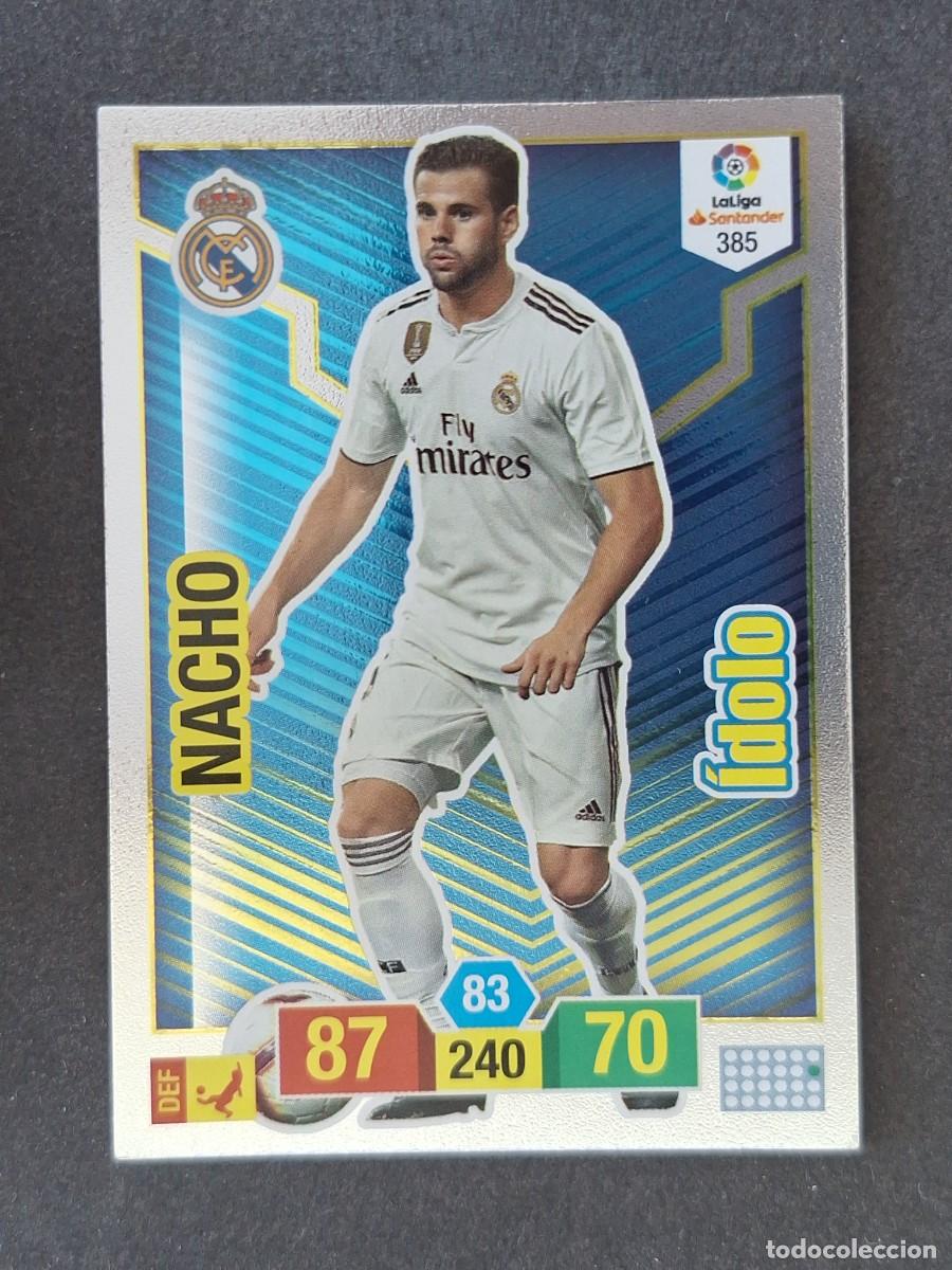 Figurine di Calcio: NACHO REAL MADRID IDOLO 385 PANINI ADRENALYN XL 2018 2019 18 19
