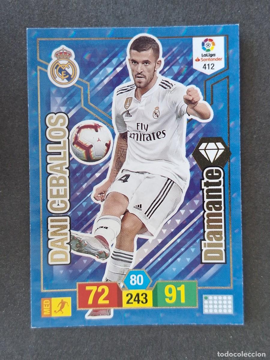 Fu&szlig;ball-Sticker: DANI CEBALLOS REAL MADRID DIAMANTE 412 PANINI ADRENALYN XL 2018 2019 18 19