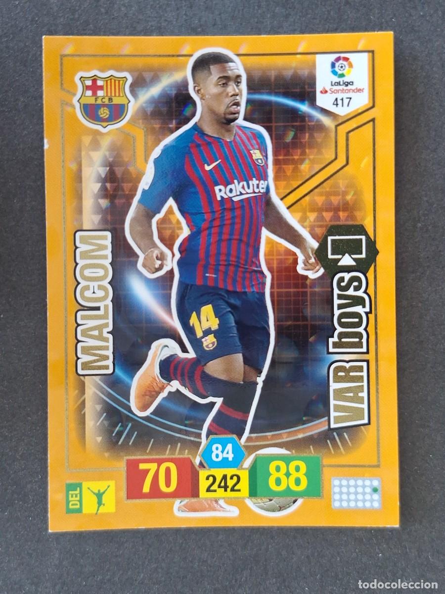 Fu&szlig;ball-Sticker: MALCOM F. C. BARCELONA VAR BOYS 417 PANINI ADRENALYN XL 2018 2019 18 19