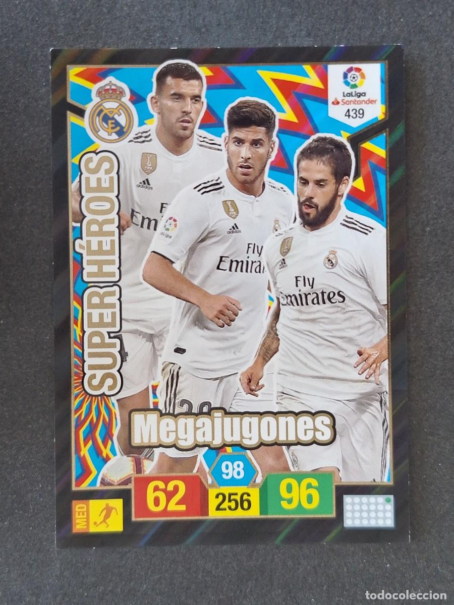 Fu&szlig;ball-Sticker: SUPER HEROES REAL MADRID MEGA JUGONES 439 PANINI ADRENALYN XL 2018 2019 18 19