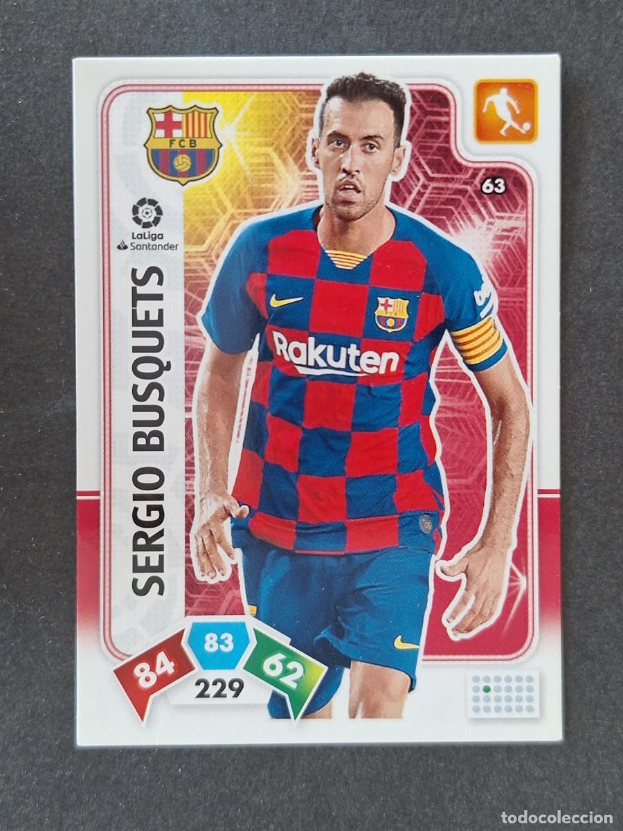 Fu&szlig;ball-Sticker: SERGIO BUSQUETS F. C. BARCELONA 63 PANINI ADRENALYN XL 2019 2020 19 20