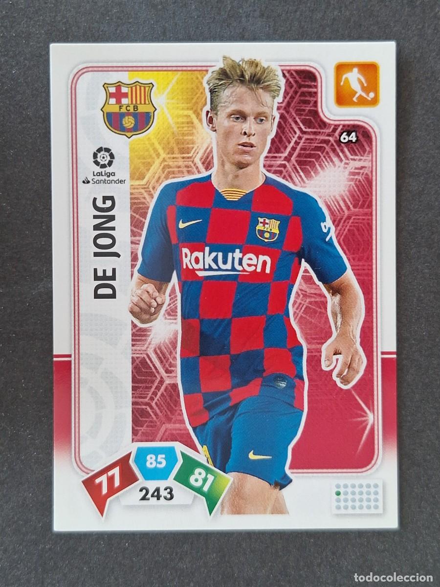 Fu&szlig;ball-Sticker: DE JONG F. C. BARCELONA 64 PANINI ADRENALYN XL 2019 2020 19 20