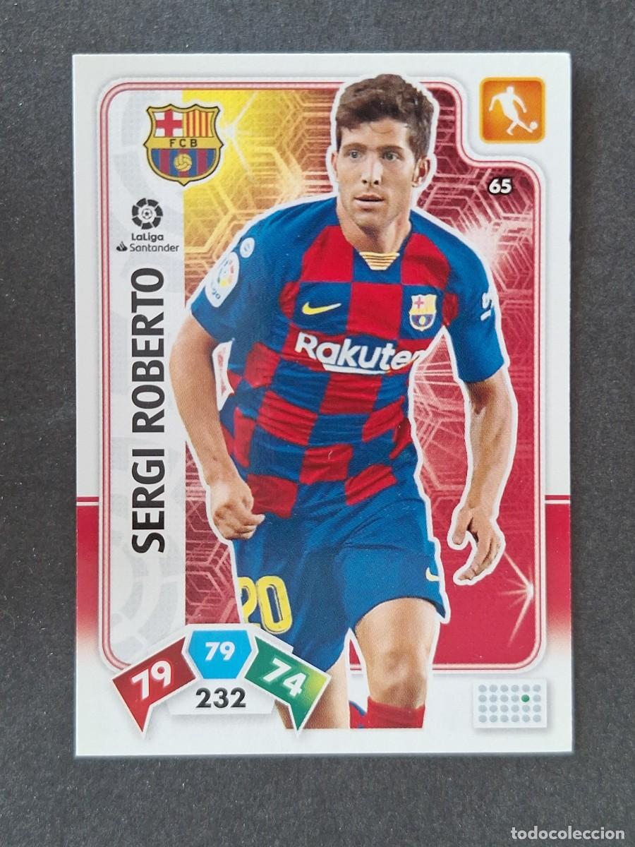 Fu&szlig;ball-Sticker: SERGI ROBERTO F. C. BARCELONA 65 PANINI ADRENALYN XL 2019 2020 19 20