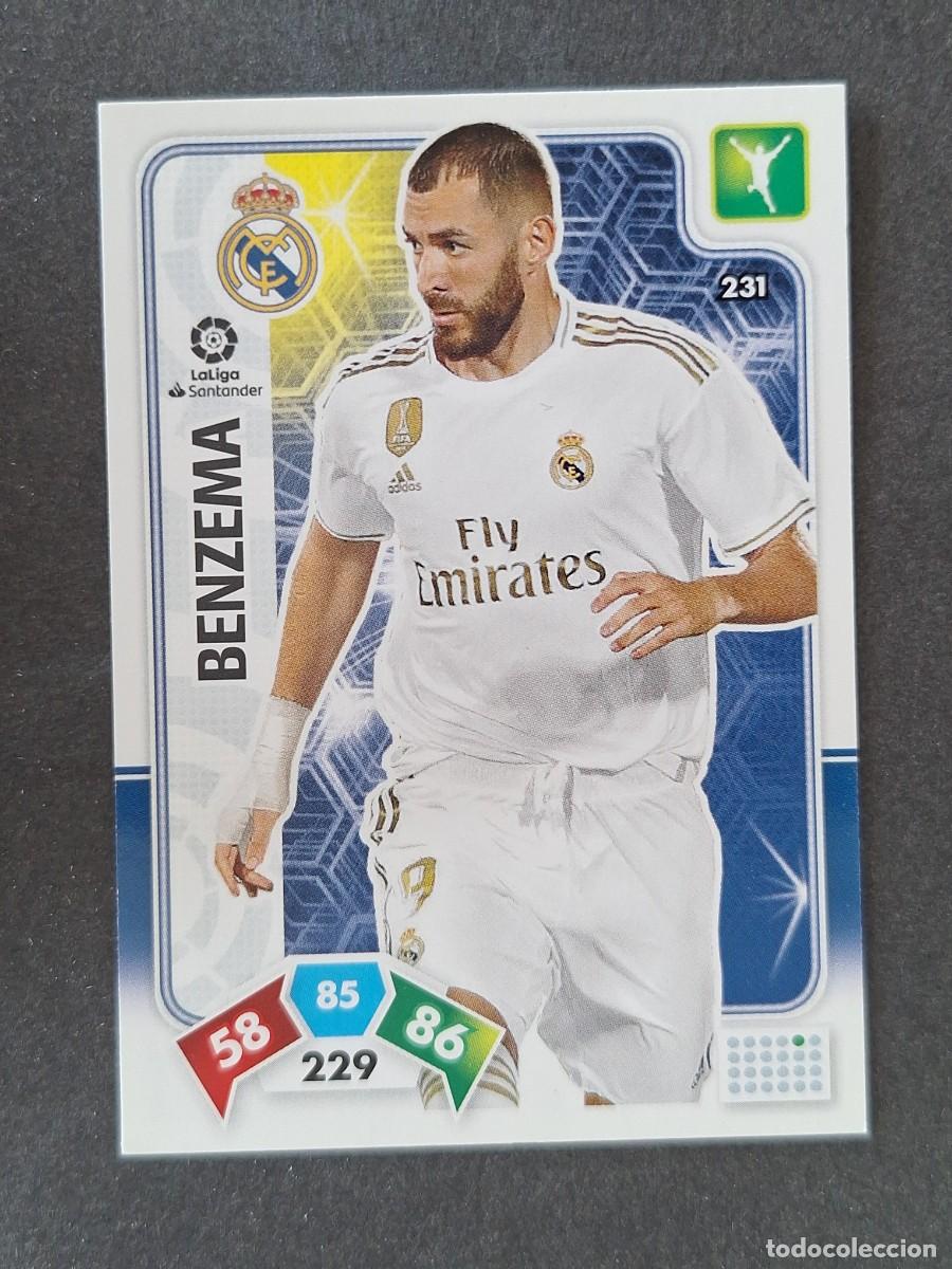 Cartes &agrave; collectionner de Football: BENZEMA REAL MADRID 231 PANINI ADRENALYN XL 2019 2020 19 20