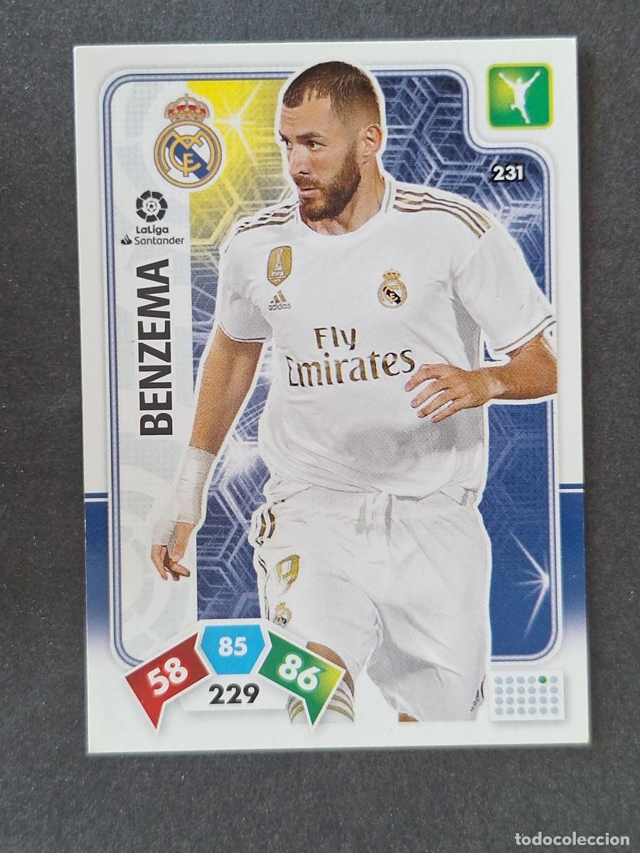 Cartes &agrave; collectionner de Football: BENZEMA REAL MADRID 231 PANINI ADRENALYN XL 2019 2020 19 20