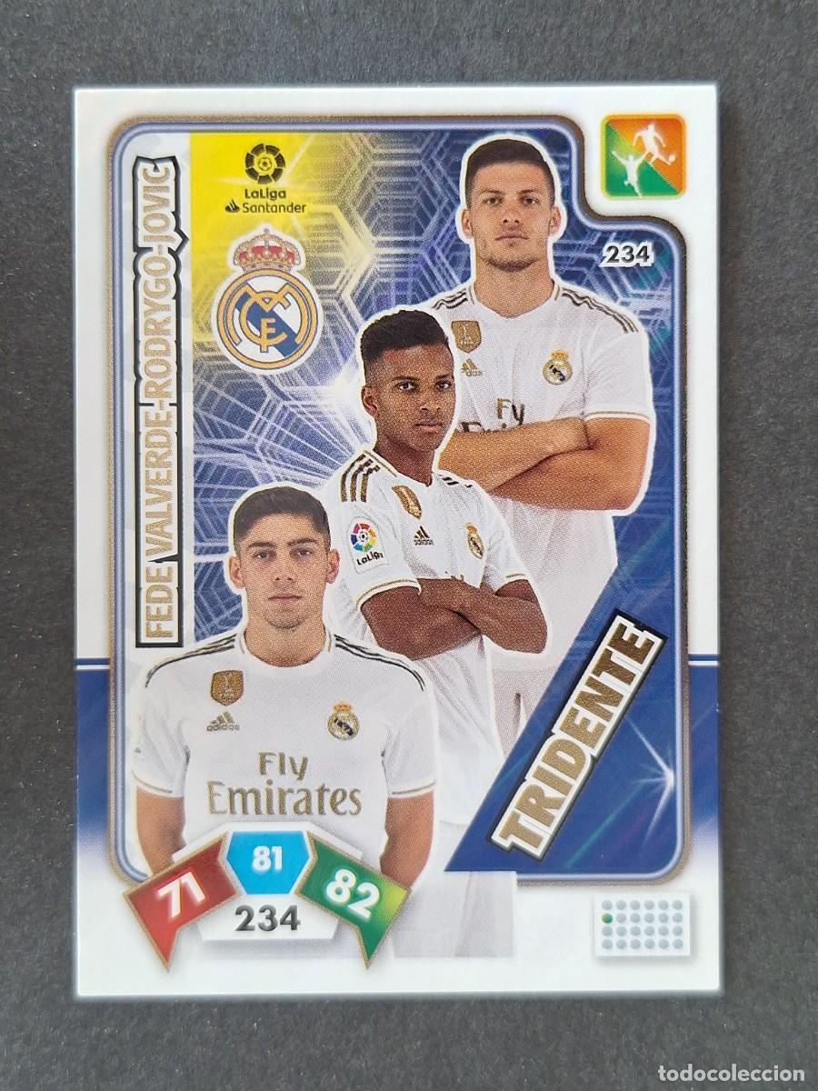 Cromos de f&uacute;tbol: TRIDENTE REAL MADRID 234 PANINI ADRENALYN XL 2019 2020 19 20
