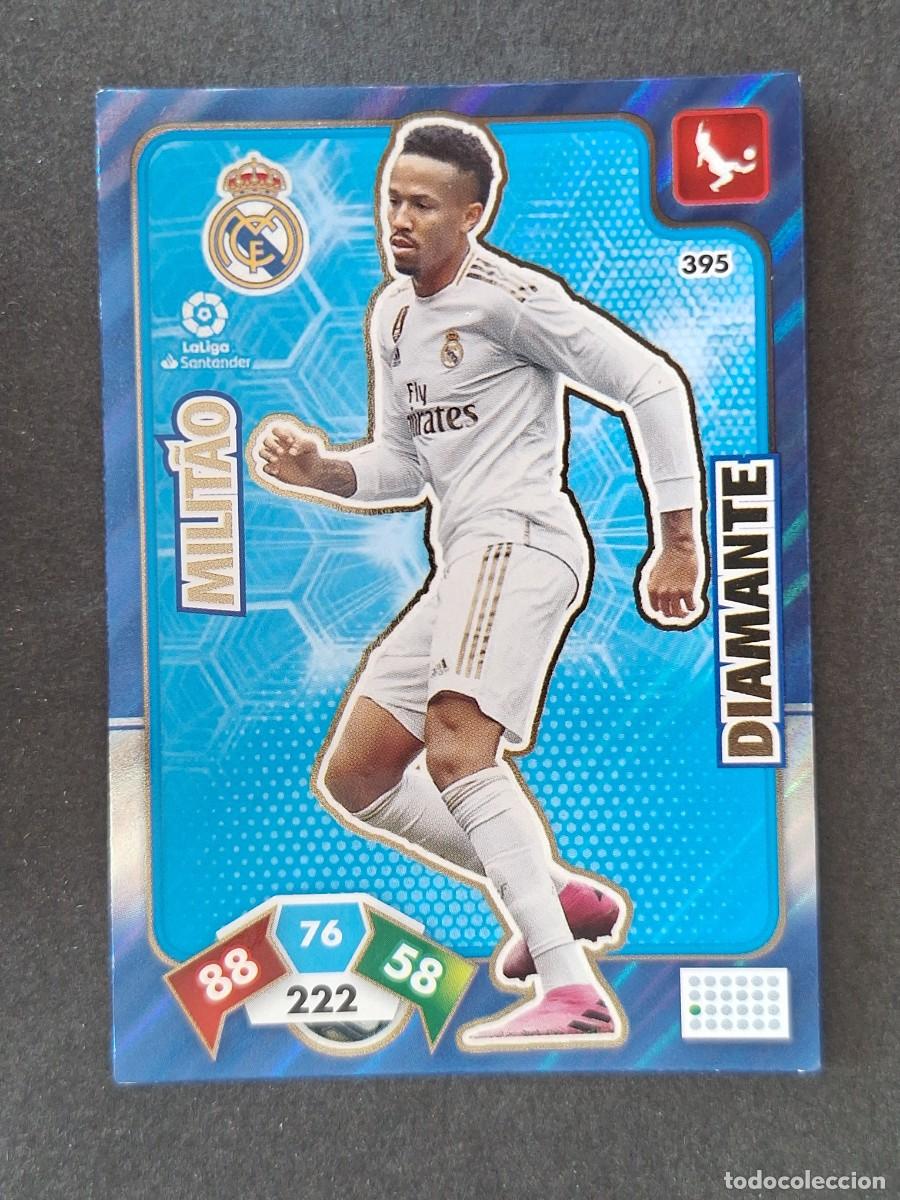 Cromos de f&uacute;tbol: MILITAO REAL MADRID DIAMANTE 395 PANINI ADRENALYN XL 2019 2020 19 20