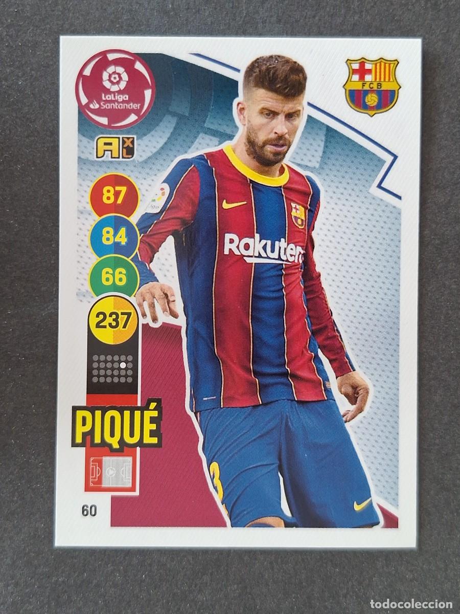 Cromos de f&uacute;tbol: PIQUE F. C. BARCELONA 60 PANINI ADRENALYN XL 2020 2021 20 21