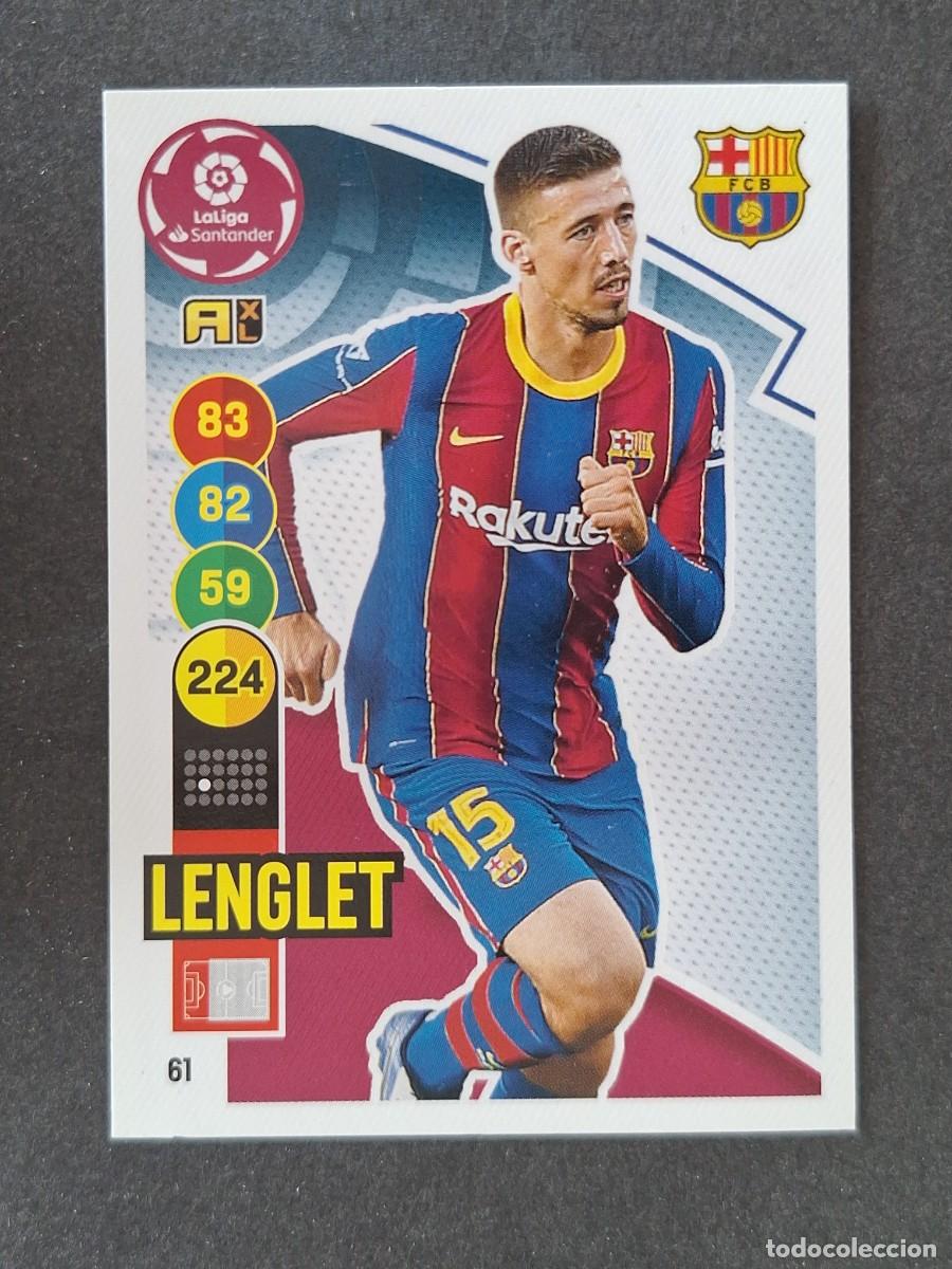 Cromos de f&uacute;tbol: LENGLET F. C. BARCELONA 61 PANINI ADRENALYN XL 2020 2021 20 21
