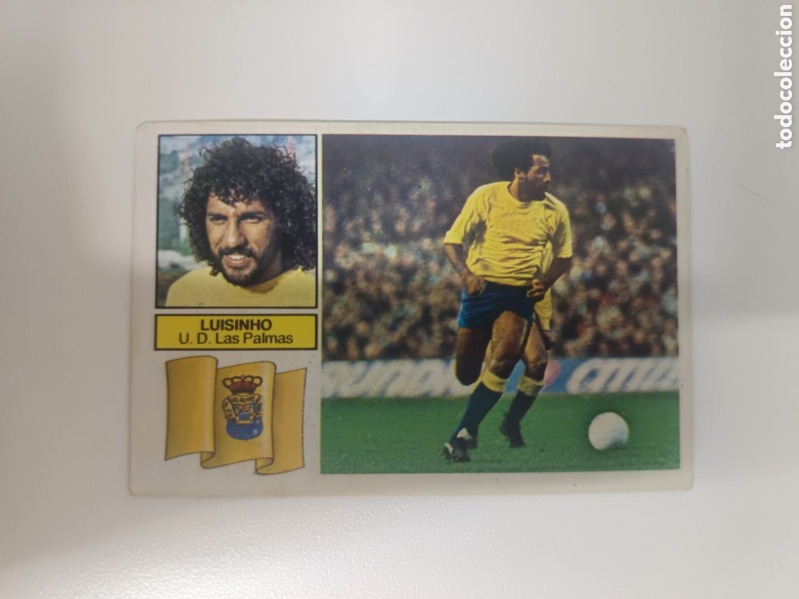 Cromos de f&uacute;tbol: CROMO LUISINHO BAJA UD LAS PALMAS ED ESTE LIGA 82 83 1982 1983