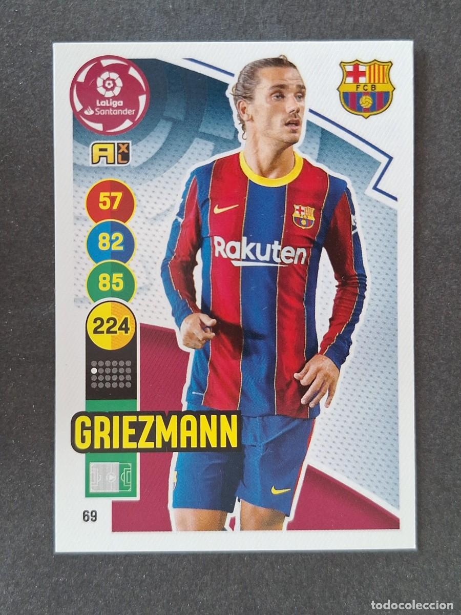 Cromos de f&uacute;tbol: GRIEZMANN F. C. BARCELONA 69 PANINI ADRENALYN XL 2020 2021 20 21