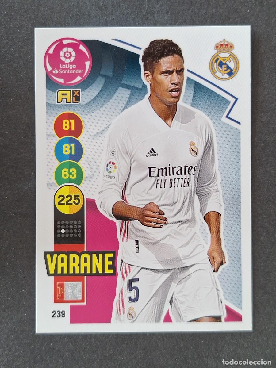 Cartes &agrave; collectionner de Football: VARANE REAL MADRID 239 PANINI ADRENALYN XL 2020 2021 20 21