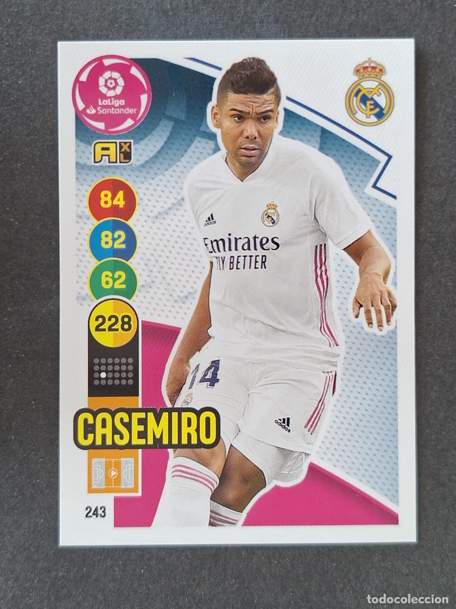 Cartes &agrave; collectionner de Football: CASEMIRO REAL MADRID 243 PANINI ADRENALYN XL 2020 2021 20 21